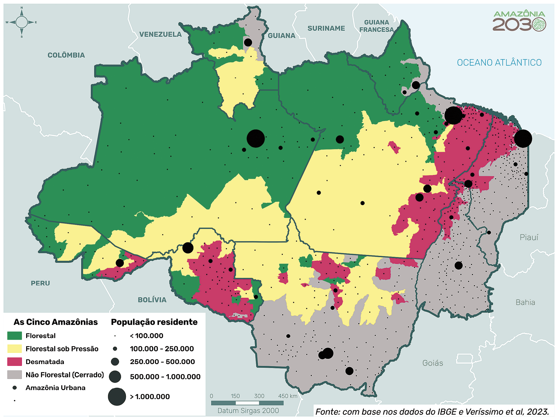 As Cinco Amazônias.
